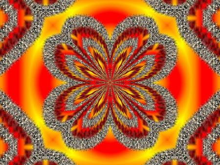 ORANGE BURST - burst, pattern, orange, yellow, sun