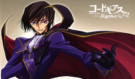 Charismatic Lelouch - anime, elegant, zero, charm, lelouch, geass, mecha, charismatic, code geass