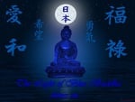 Blue Buddha For Japan