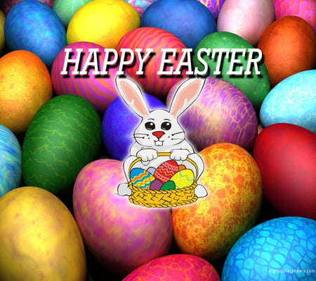 Happy Easter To All Of DN - eggs, rabbits, easter, chocolates