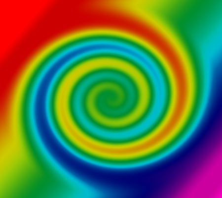 Rainbow Twirls - rainbows, patterns, colours, twirls