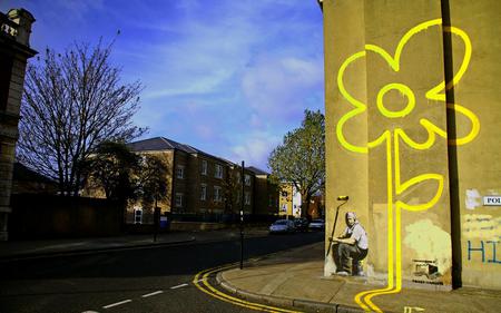 Banksy Flower Power