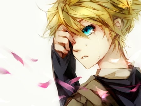 Kagamine Len - male, vocaloid, kagamine len, blonde hair, blue eyes