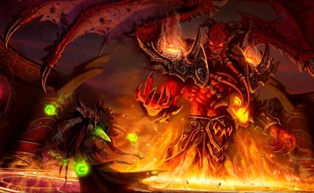 World Of Warcraft - video, game, warcraft, world of warcraft, dragon, world, demon