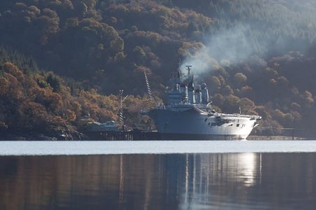 hms invincible - invincible, aircraft, loch, carrier, hms, long, moored