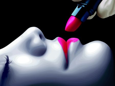 3D_Lips. - beauty, lady, girl, lips, female, eye, face, lipstick, 3d