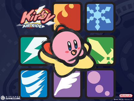 Kirby Air Ride Abilities - warp star, gamecube, kirby, kirby air ride, icons, nintendo, abilities