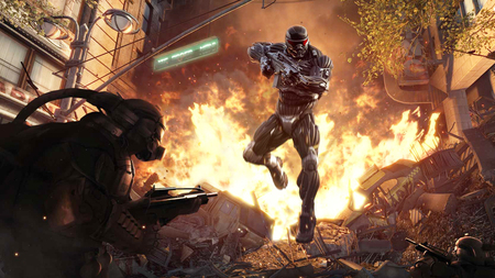 Fire Burn - crysis, action, cool, fire