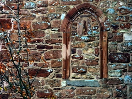 medieval window - middle ages, window, wall, medieval