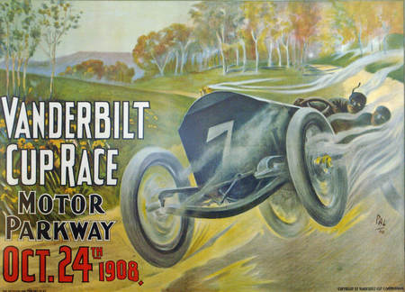 Vanderbilt Cup Race - action, art, vanderbilt cup race, poster