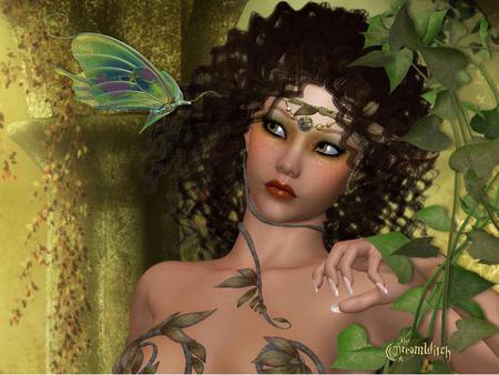 Fairy - butterfly, fairy, abstract, fantasy