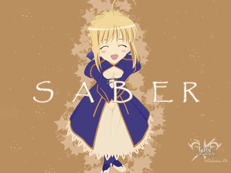 Nice to Meet You, Everyone... - saber, arturia, game, anime, blue, girl, servant, knight, king, cute, greeting, fate stay night