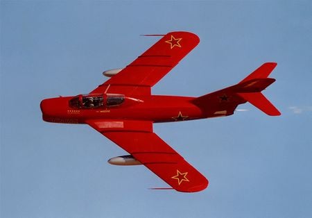 Mig-17 - red air force, soviet air force, mig 17, russian air force