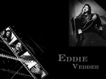 Eddie Veder - eddie veder, photography, music, black and white, black