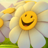 smiley flower