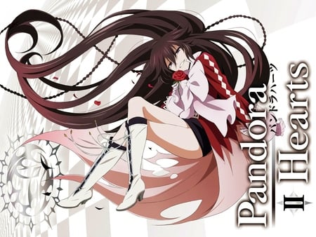 Alice - white, pandora, hearts, hair, boots, long