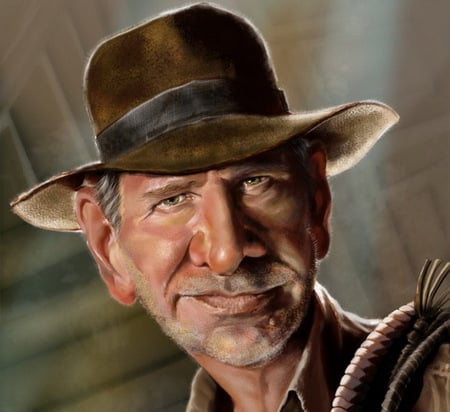 Dr.Jones - abstract, wallpaper, indiana jones, fantasy, harrison ford, cg