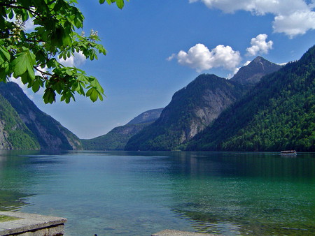 Mountains - nature, mountains, sky, lake