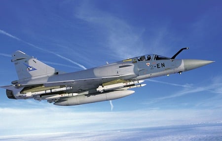 Dassault Mirage 2000 - sky, jet, mirage, fighter, dassault, 2000