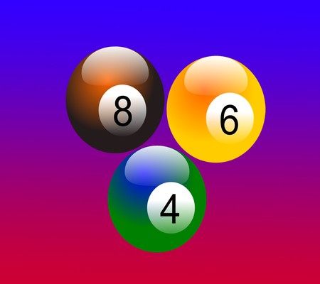 Pool Balls - balls, games, pool, numbers