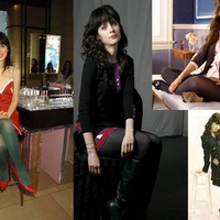 Zooey Deshanel - Stocking Collage