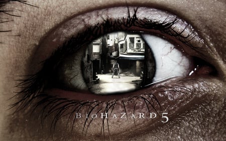 Biohazard - biohazard, eye, 1920x1200, video game