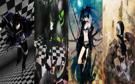 black rock shooter - rock, black, ova, shooter