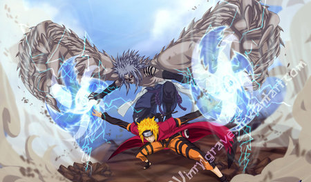 naruto and sasuke - awesome, and sasuke, figthing, naruto