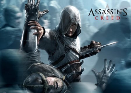 Assassin - assassins-creed-killing-enemy, death, assassin, deadly, dangerous, hood, silent, knife