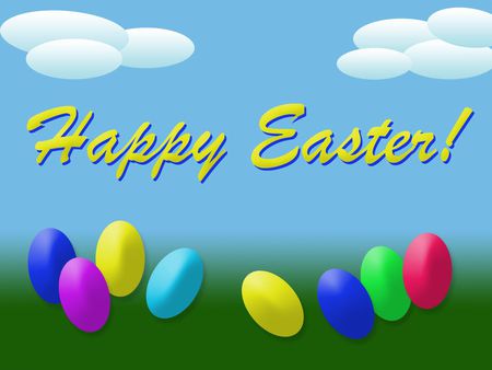 Happy easter - holiday, easter, egg, risen