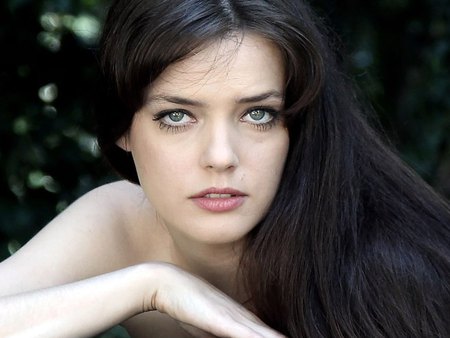 Roxane Mesquida - brown, hot, girl, eyes, hair, black, babe, woman, mesquida, roxane, brunette, sexy