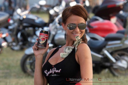 Sturgis Rally - woman, city, people, motorcycles