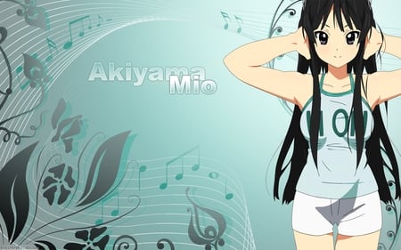 mio - anime, girl, k-on, mio