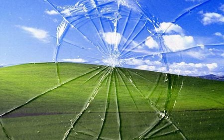 Broken Windows - broken, xp, desktop, windows