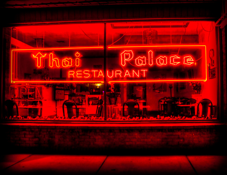 Palace of death - abstract, hdr, red, neon