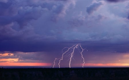 Lightning - nature, lightning, storm, weather