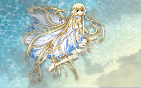 Chobits - anime, water, cute, girl