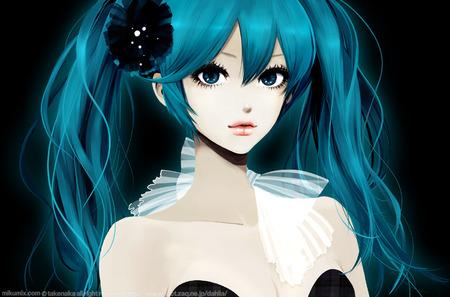 Hatsune Miku - anime, hatsune miku, cute, girl