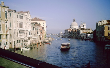 Venice - water, beautiful, gondola, buildings, architecture, boats, nature, venice, houses, italy, sky