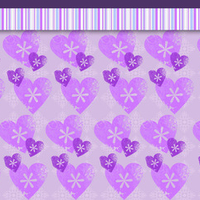 PURPLE TWITTER HEARTS