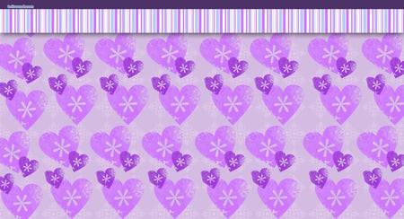 PURPLE TWITTER HEARTS - twitter, purple, hearts, background