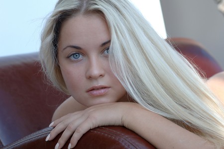 Pretty Gaze - beautiful, blonde, hot, girl, eyes, blue, babe, blond, sexy, hair, woman