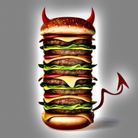 Evil hamburger