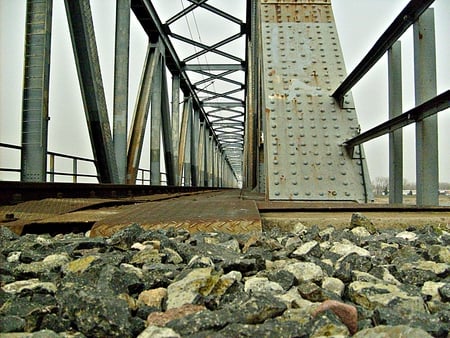 Bridge - black and white, stone, photography, bridge