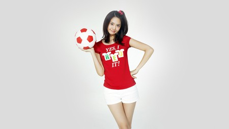 Yoona - SNSD - pretty, ball, beautiful, girl, generation, girls, red, asian, korean