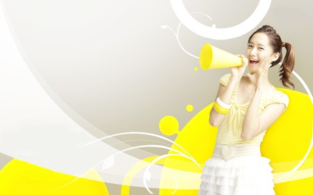 Yoona - SNSD - pretty, yellow, beautiful, girl, generation, girls, cute, asian, korean