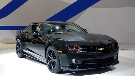 2011 Chevrolet  Camaro - fast, chevy, camaro, beautiful, stunning, black, bow tie