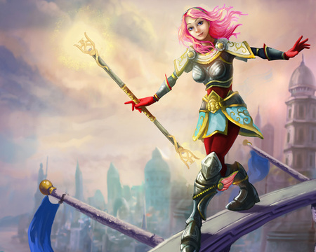 League Of Legends Lux Recolor - recolor, lux, pink, league of legends