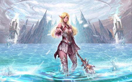 Light Elf - lineage, water, video game, light, game, elf