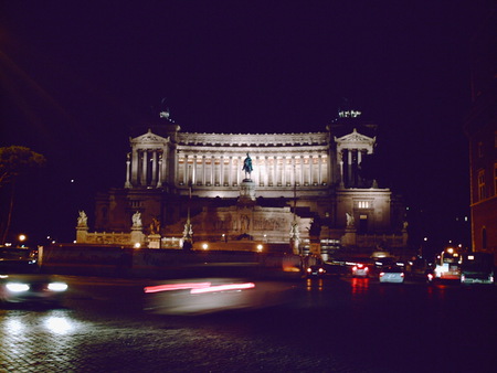 Rome at Night - night, monument, ancient, rome